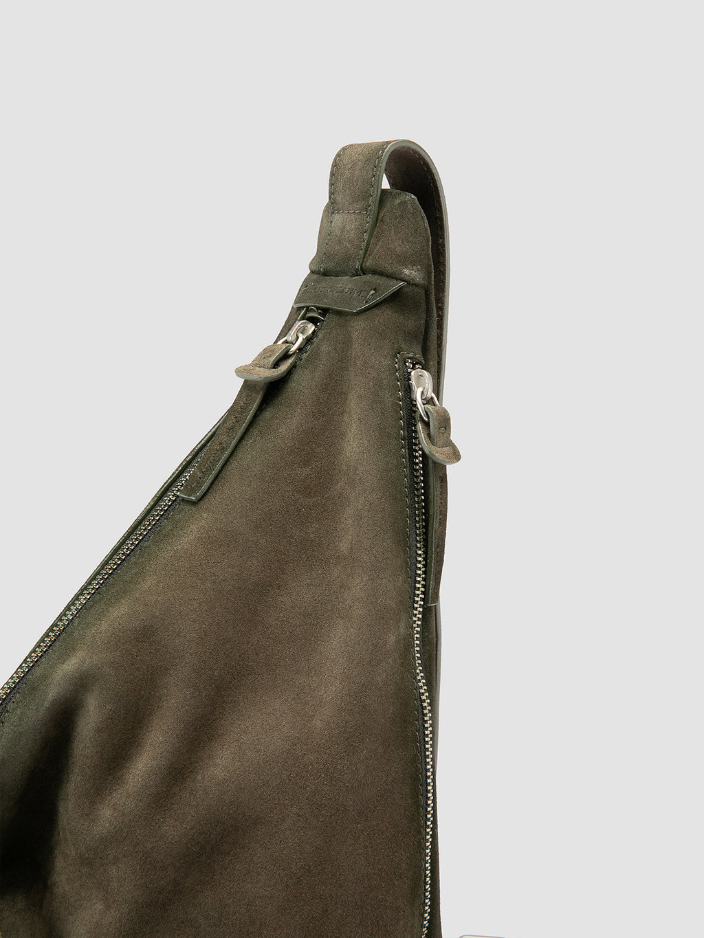 JULES 004 - Green Suede Waist Pack - 1