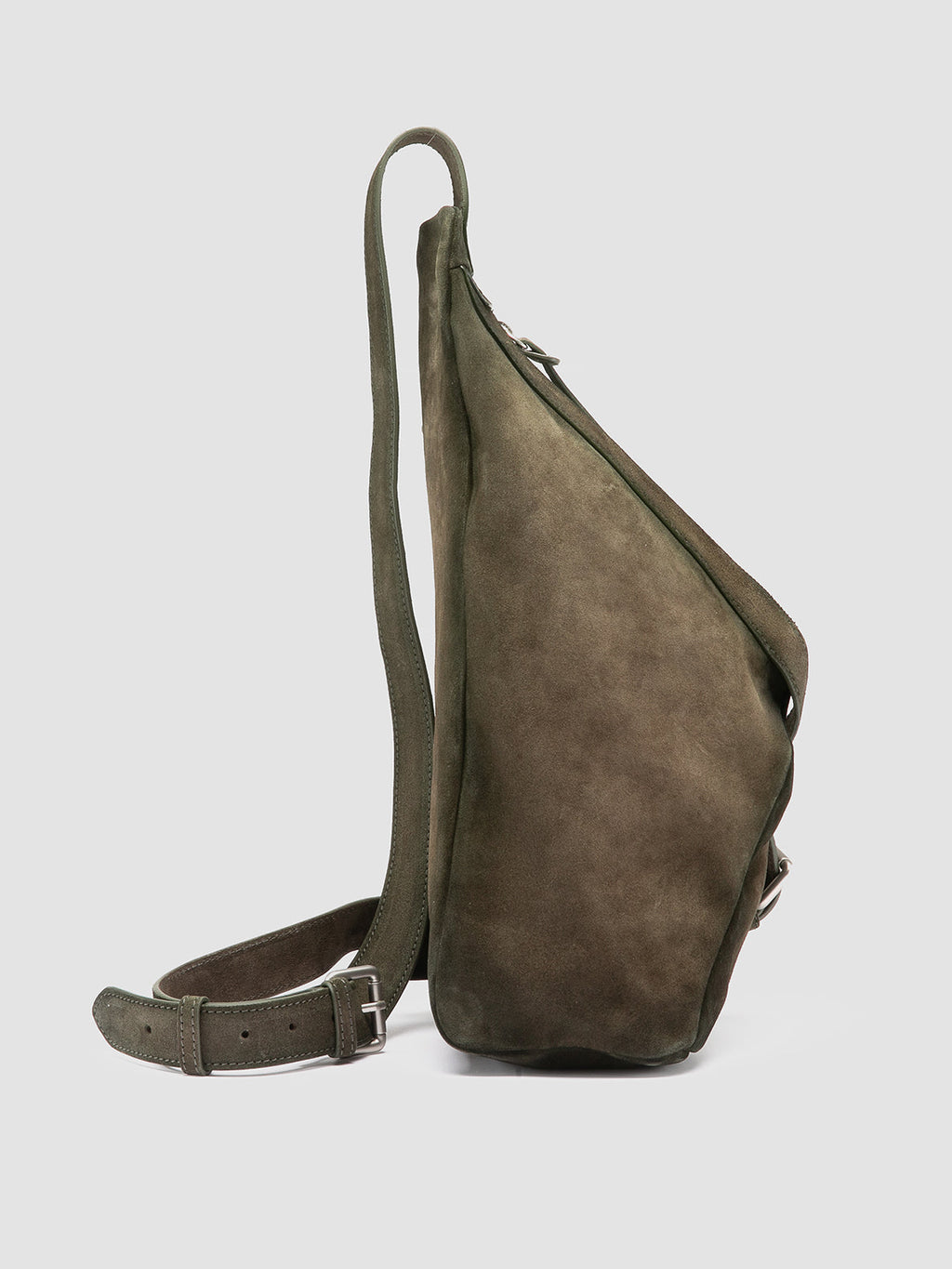 JULES 004 - Green Suede Waist Pack - 2