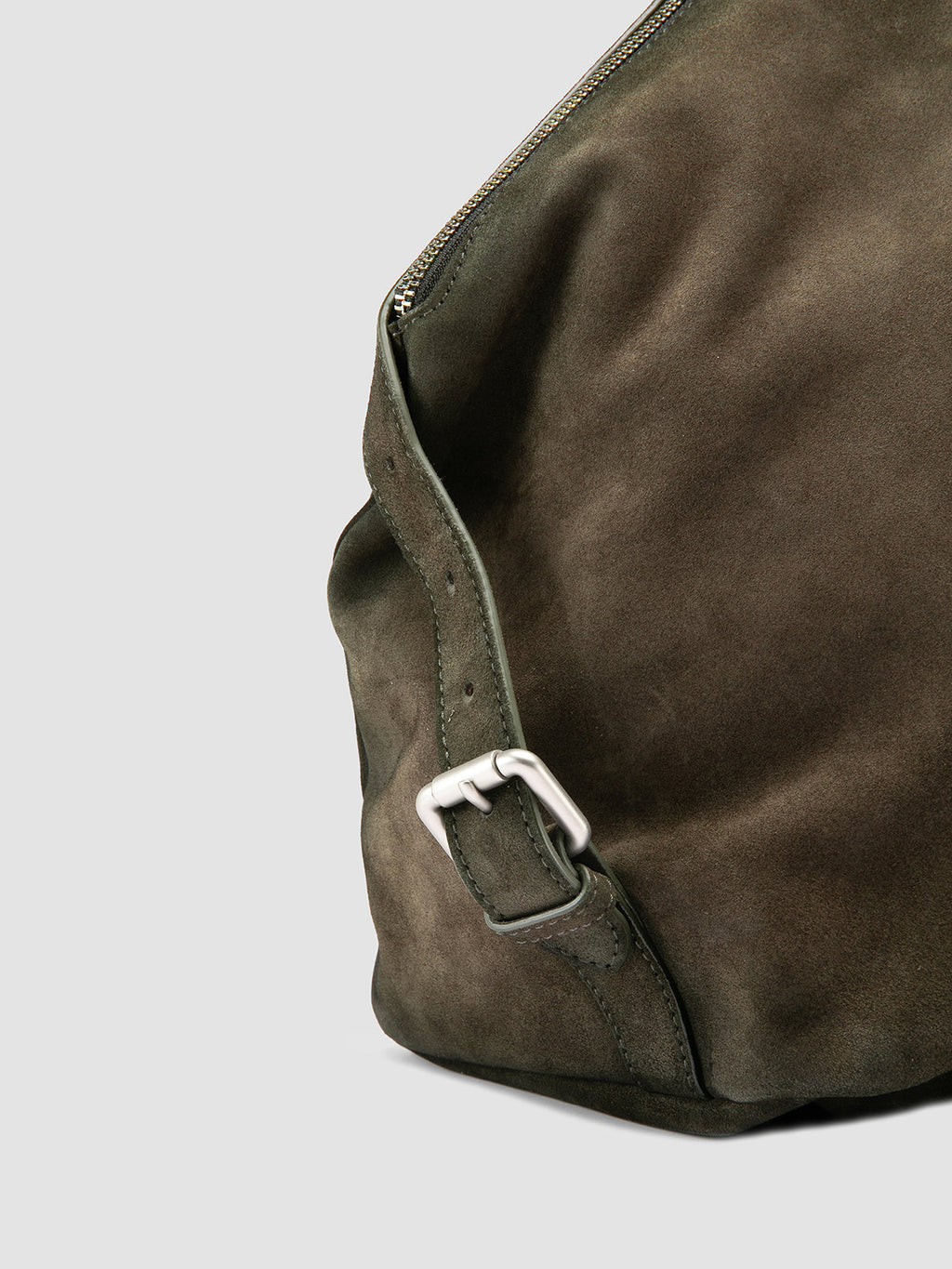JULES 004 - Green Suede Waist Pack - 5
