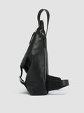 JULES 004 - Black Leather Waist Pack - 4