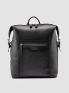 JULES 005 - Dark Grey Leather Backpack