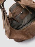 JULIE 015 - Brown Suede Shoulder Bag - 5