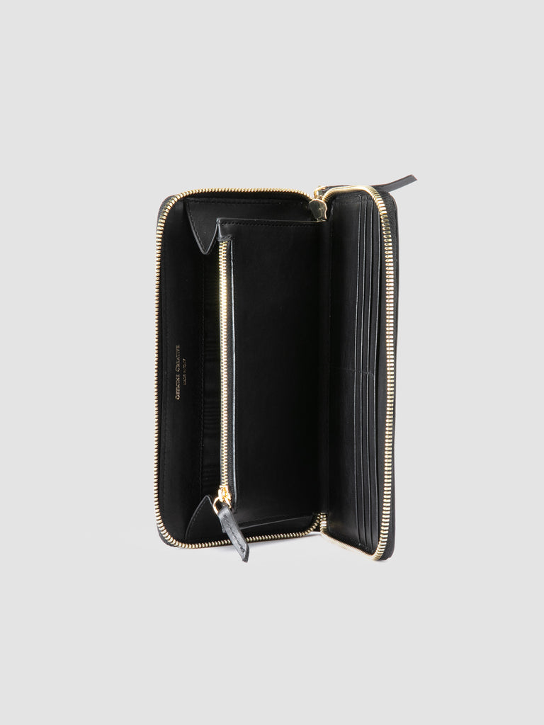 JULIET 01 - Black Leather Wallet