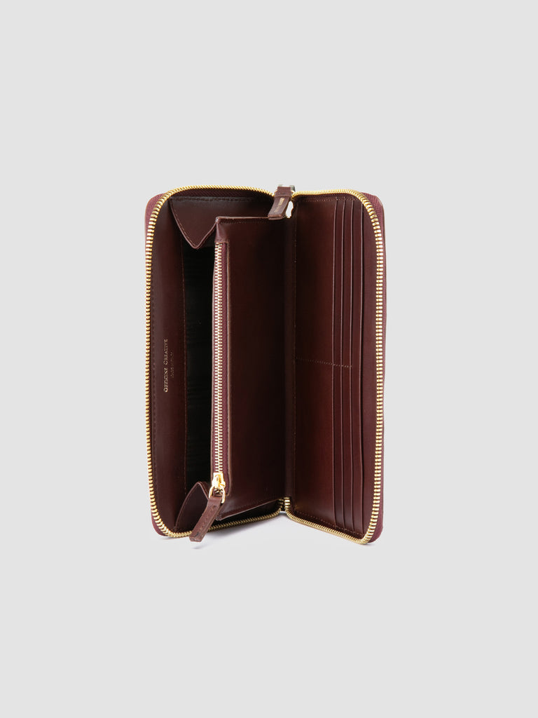 JULIET 201 - Dark Brown Leather Wallet