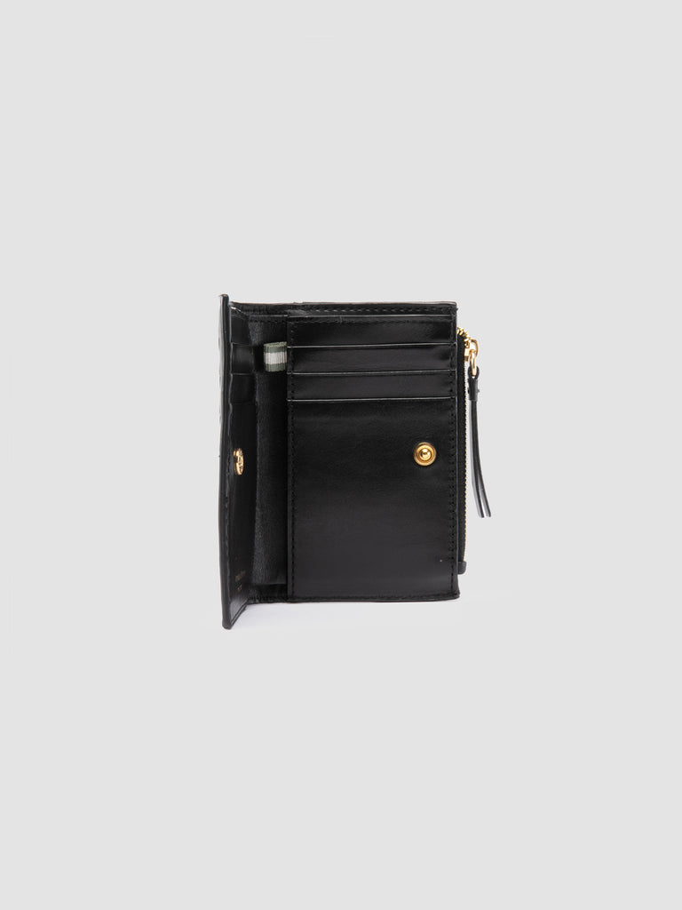JULIET 204 - Black Leather Wallet