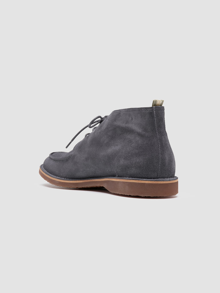 KENT 002 - Blue Suede Chukka Boots