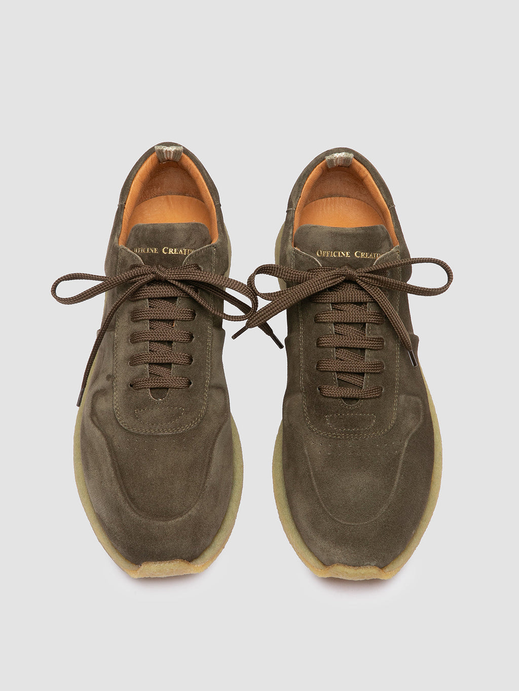 LEGEND 001 - Green Suede Low Top Sneakers - 1
