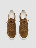 LEGGERA 001 - Brown Suede Low Top Sneakers