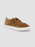 LEGGERA 001 - Brown Suede Low Top Sneakers