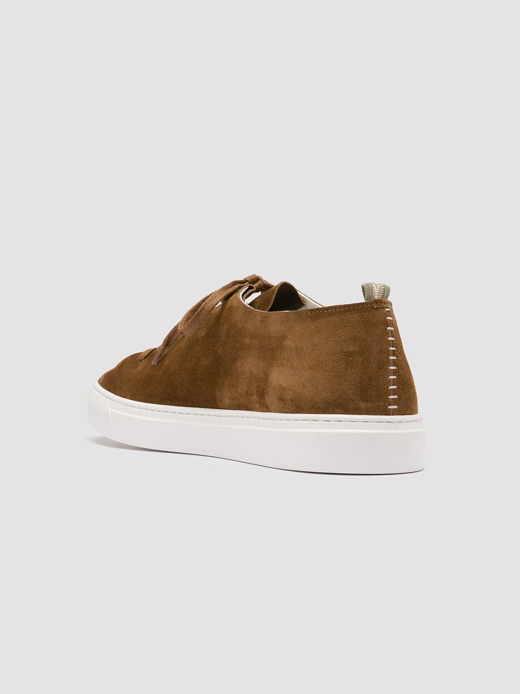 LEGGERA 001 - Brown Suede Low Top Sneakers