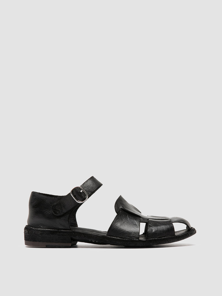 Officine Creative Chios strap sandal - Black