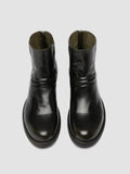LEGRAND 169 - Dark Green Leather Zipped Boots - 1