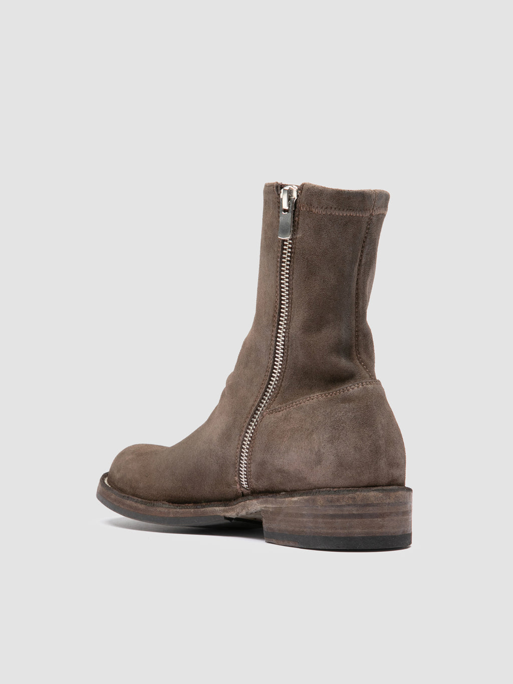 LEGRAND 171 - Brown Suede Zipped Boots - 3