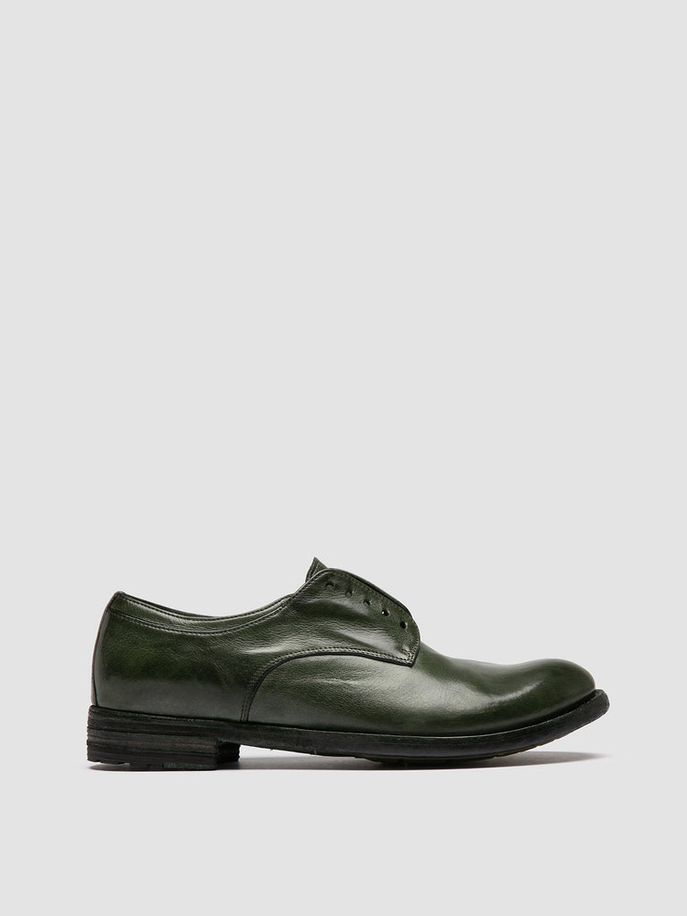 LEXIKON 012 - Green Leather Derby Shoes