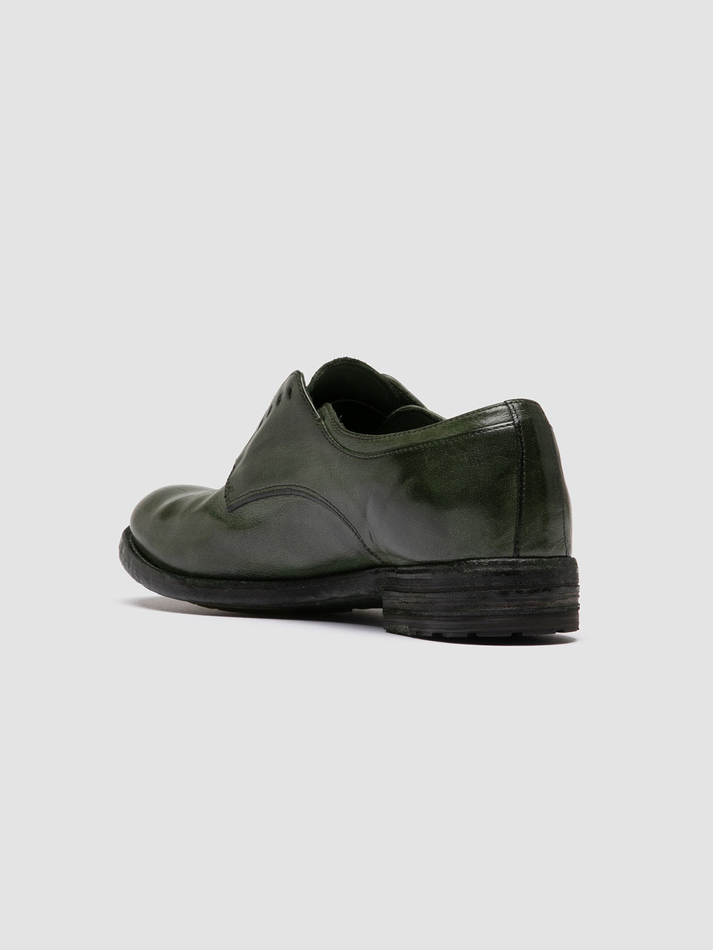 LEXIKON 012 - Green Leather Derby Shoes Women Officine Creative - 4