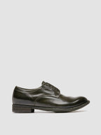 LEXIKON 012 - Dark Green Leather Derby Shoes Officine Creative - 1