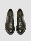 LEXIKON 012 - Dark Green Leather Derby Shoes - 1