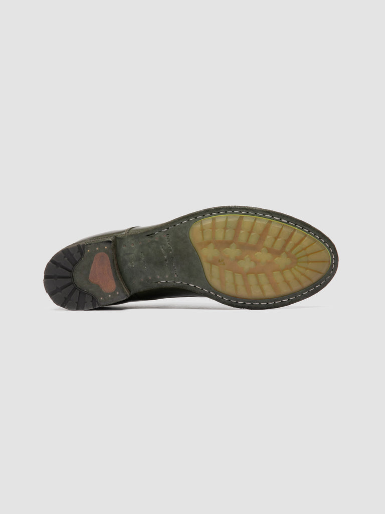 LEXIKON 012 - Dark Green Leather Derby Shoes