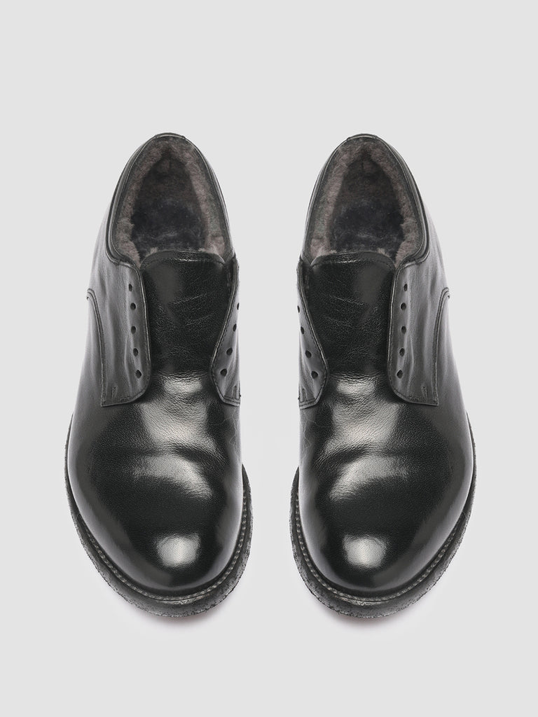 LEXIKON 102 - Black Leather Derby Shoes