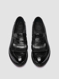 LEXIKON 158 - Black Leather Penny Loafers - 1