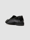 LEXIKON 158 - Black Leather Penny Loafers - 3