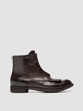 LEXIKON 160 - Dark Brown Leather Zipped Boots - 0