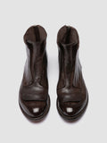 LEXIKON 160 - Dark Brown Leather Zipped Boots - 1