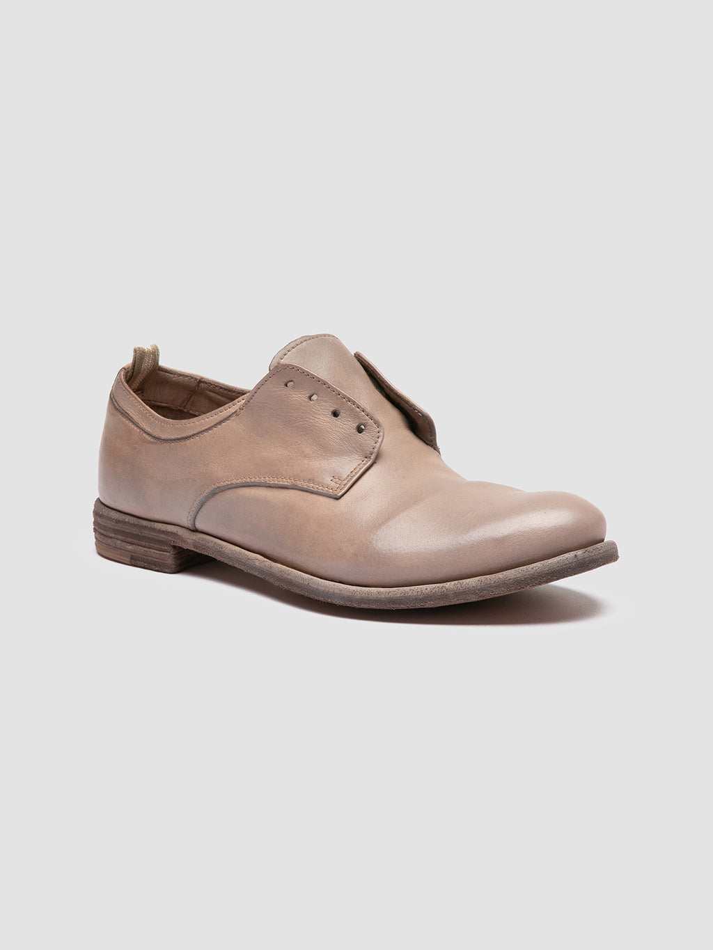 LEXIKON 501 - Ivory Leather derby Shoes