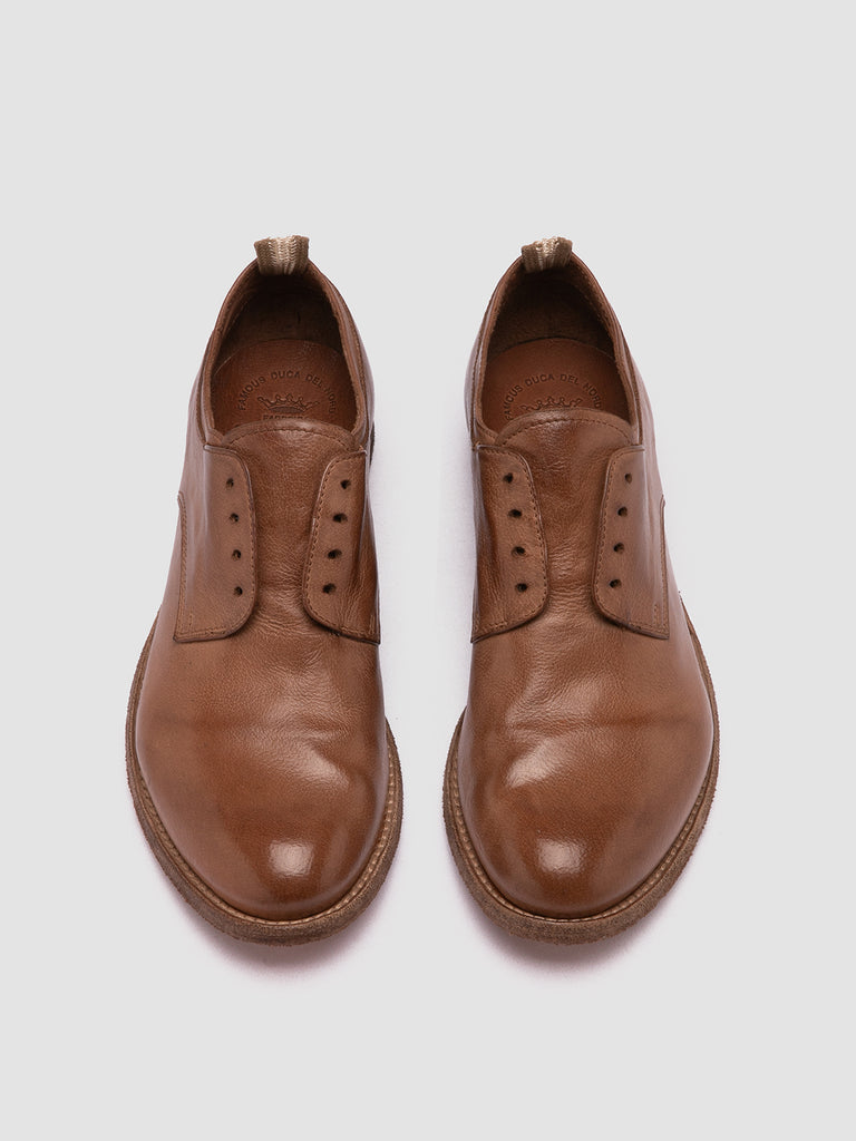 LEXIKON 501 V. Sughero - Brown Leather Derby Shoes