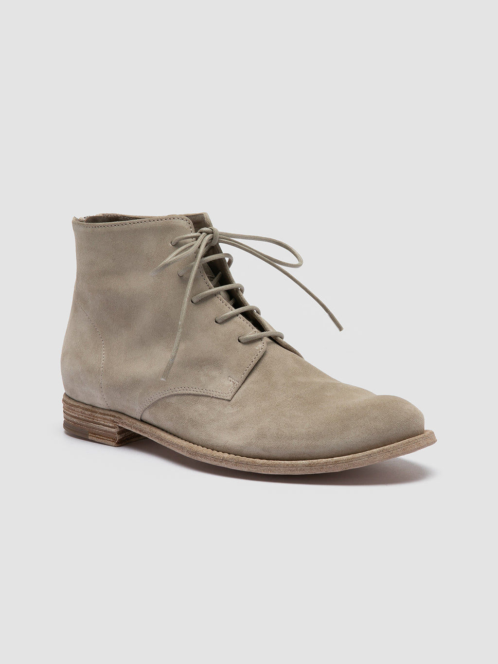 LEXIKON 539 Spiaggia - Beige Suede Lace-up Boots Women Officine Creative - 3