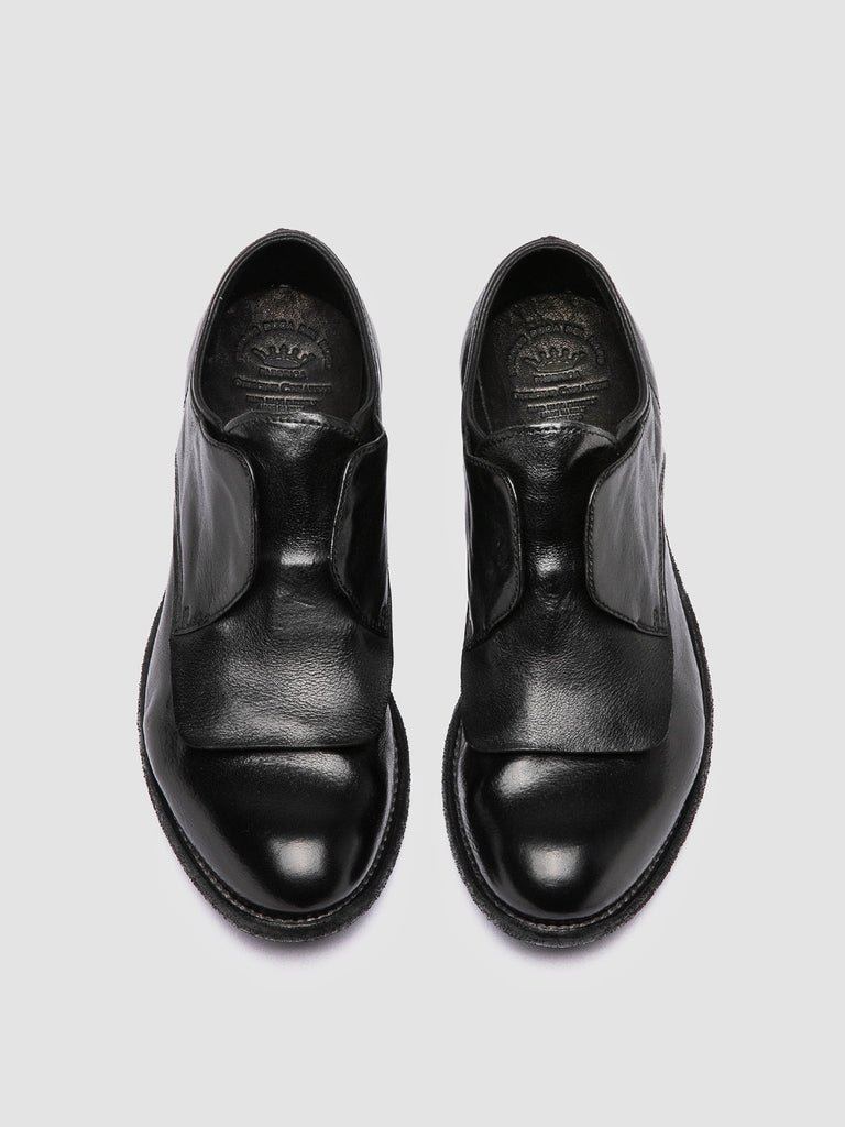 LEXIKON 550 - Black Leather Derby Shoes