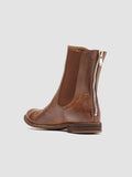 LEXIKON 551 - Brown Leather Zipped Boots