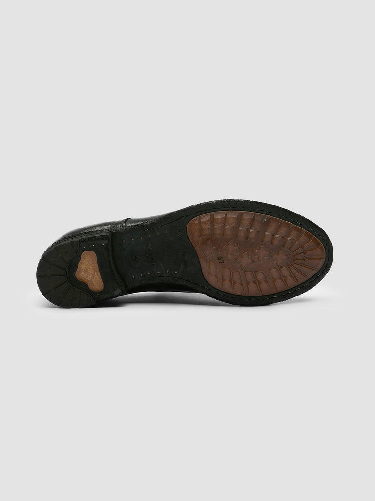 LEXIKON 012 Nero - Black Leather Derby Shoes Women Officine Creative - 5