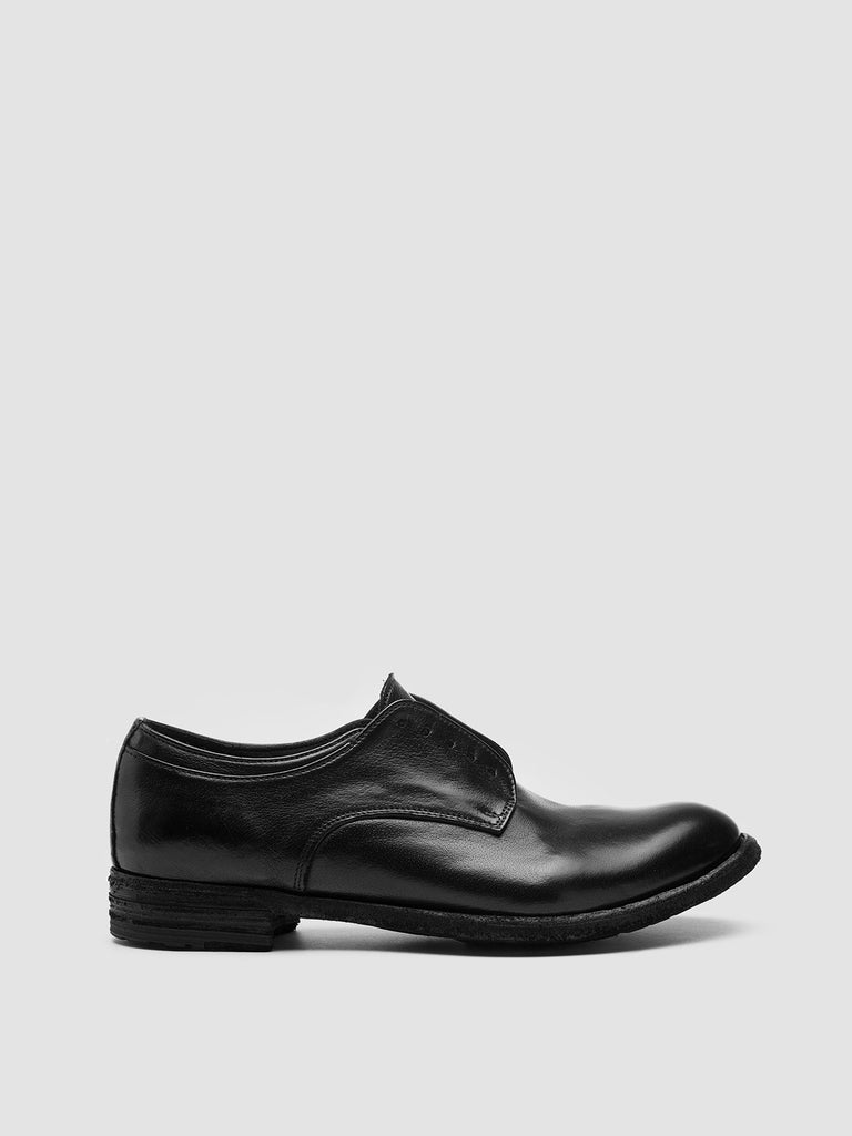 LEXIKON 012 Nero - Black Leather Derby Shoes Women Officine Creative - 1