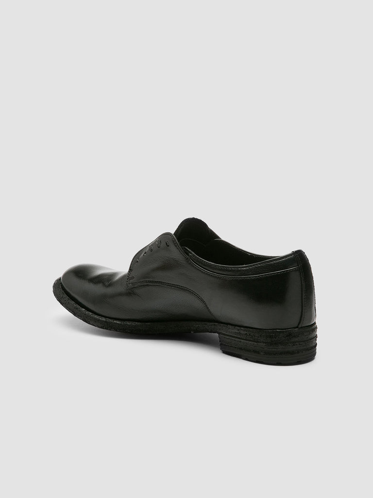 LEXIKON 012 Nero - Black Leather Derby Shoes Women Officine Creative - 4