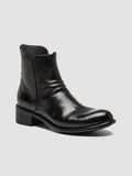 LIS 001 - Black Leather Zipped Boots Women Officine Creative - 3