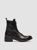 LIS 006 - Black Leather Zipped Boots Women Officine Creative -1