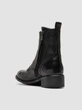 LIS 006 - Black Leather Zipped Boots Women Officine Creative -4