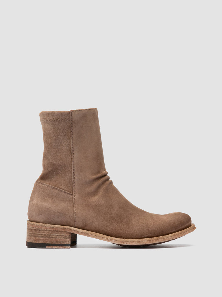 LISON 041 - Brown Suede Ankle Boots