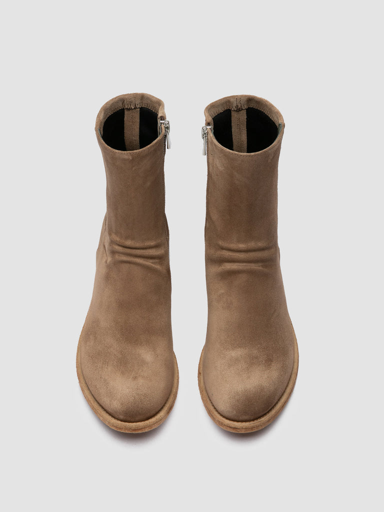 LISON 041 - Brown Suede Ankle Boots