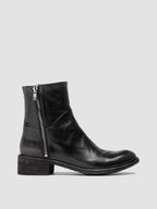 LISON 066 - Dark Grey Leather Zipped Boots Officine Creative - 1
