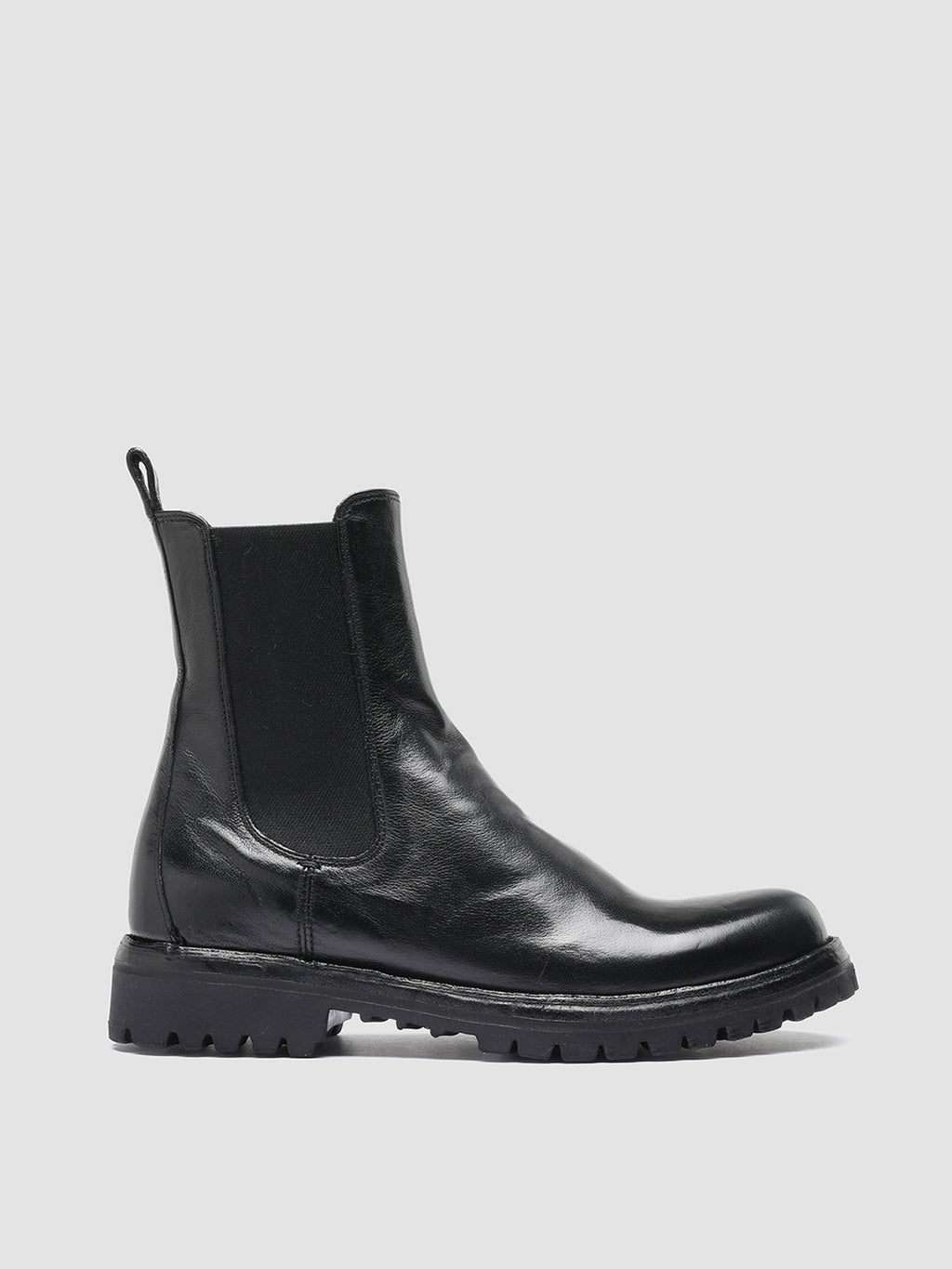 LORAINE 004 Nero - Black Leather Chelsea Boots Women Officine Creative - 1