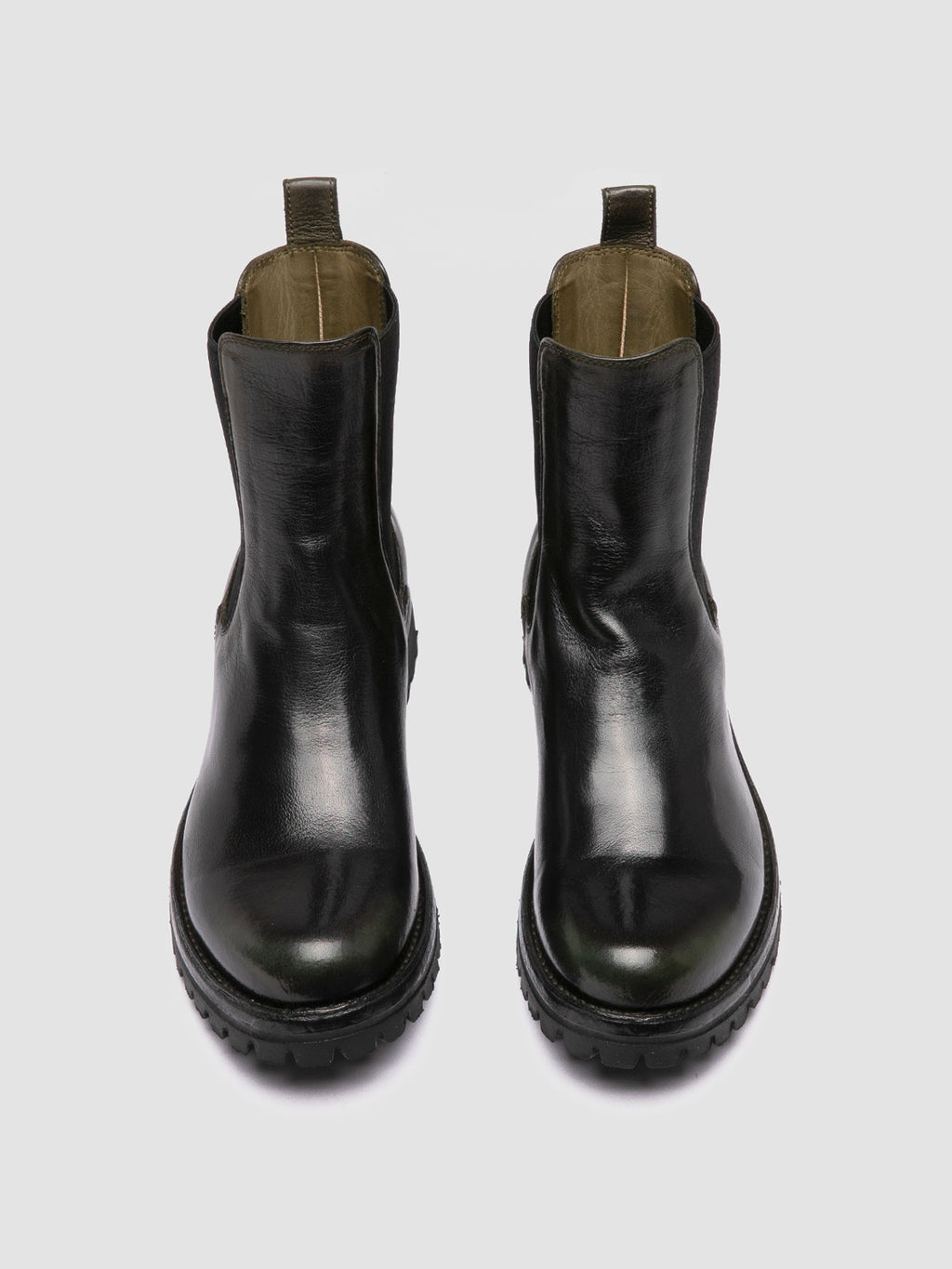 LORAINE 004 - Black Leather Chelsea Boots Women Officine Creative -2