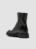 LORAINE 026 - Black Leather Zipped Boots Women Officine Creative -4