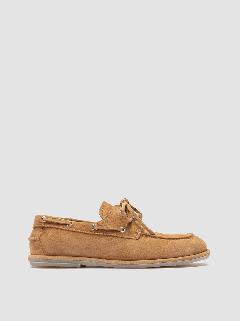 LOVE 101 - Beige Suede Boat Shoes