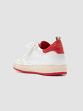 MAGIC 109 - White Leather Low Top Sneakers