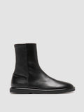 MARJORY 106 - Black Leather Zipped Boots - 0