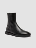 MARJORY 106 - Black Leather Zipped Boots - 2