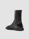 MARJORY 106 - Black Leather Zipped Boots - 3