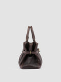 MEG 002 - Dark Brown Leather Handle Bag - 2